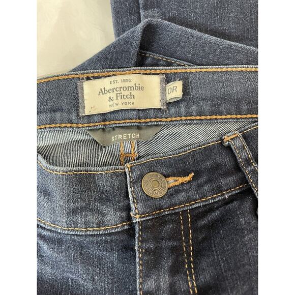 Abercrombie & Fitch Denim Erin Stretch Straight Leg 0 Regular - Picture 5 of 6